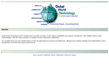 Tablet Screenshot of globalworldtechnology.com